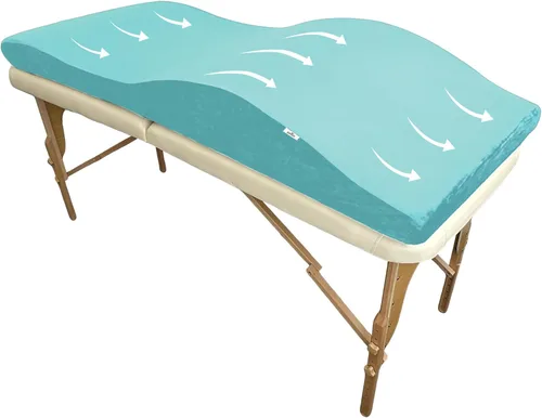 Vista 9 de Cubrecama de pestañas – Almohadilla ergonómica de espuma viscoelástica con funda de felpa, cojín de mesa de spa para técnico de pestañas, colchón