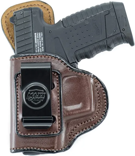 Vista 8 de Maxx Carry Funda de cuero para Walther CCP. Funda IWB con clip oculto para llevar