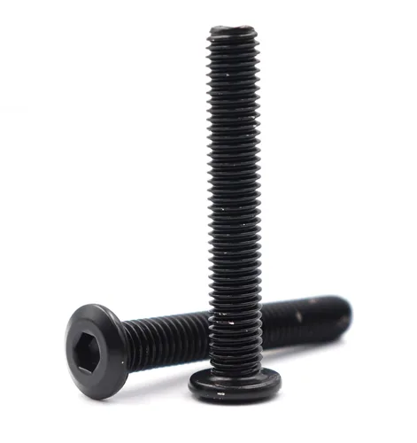 Vista 9 de binifiMux 20pcs M6 x 0.591 in Remache Negro Avellanado Socket Cap Allen Tornillos Remache Tornillos Muebles Conexión 304 Acero Inoxidable