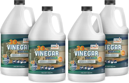 Vista 2 de Vinagre concentrado al 30% para limpieza diaria y profunda, jardinería y más (1 galón)