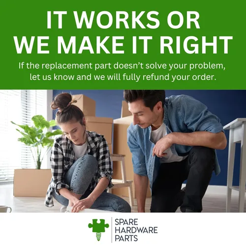 Vista 7 de Spare Hardware Parts Repuesto para pasador estriado de madera IKEA (101359), paquete de 12