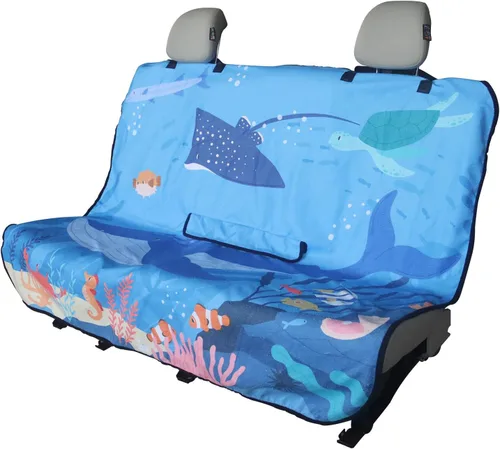 Vista 49 de Funda protectora de asiento de automóvil, para asientos delanteros, para entrenamiento de gimnasio, correr, nadar, playa y senderismo, impermeable