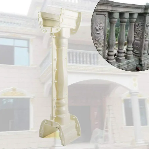 Vista 9 de Gdrasuya10 Moldes Balaustradas, 35.0 in Columna Romana Hormigón Yeso Cemento Fundición Barandilla Molde Balaustrada