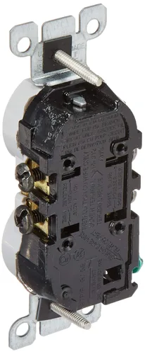 Vista 3 de Leviton - interruptor seguro y resistente al clima con receptáculo doble, W5320-T0G