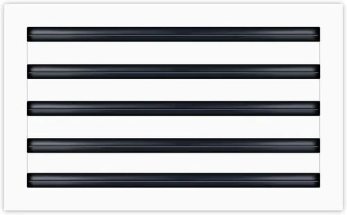 Vista 28 de BUILDMART - Cubierta de ventilación de CA moderna de 10x10 - Ventilación de aire decorativa de aluminio blanco - Difusor de ranura lineal estándar