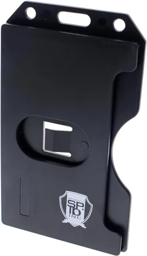 Vista 6 de Specialist ID - Soporte vertical de plástico duro, 2 cargas laterales, múltiples tarjetas con carrete retráctil, clip de mosquetón para cinturón
