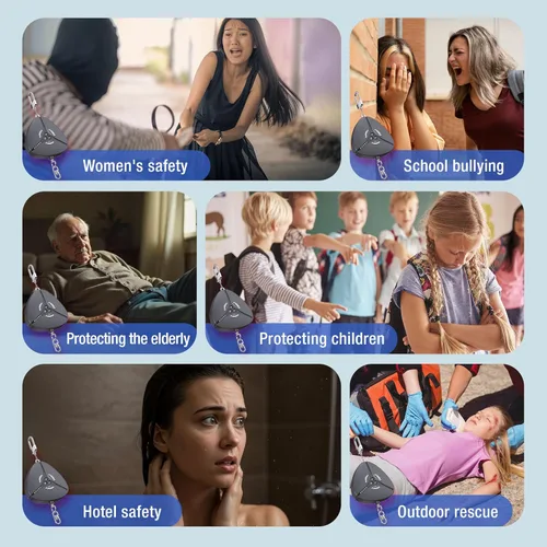 Vista 6 de Detector de rastreador GPS y detector de señal, detector de cámara oculta portátil y detector de rastreador con alarma y linterna, llavero