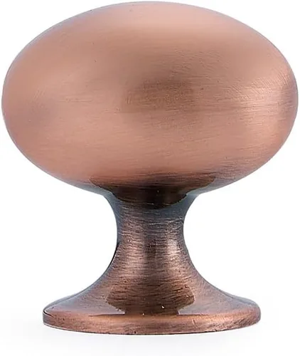 Vista 9 de HARPOON Perillas redondas de hongos para muebles de 1.4 pulgadas, paquete de 10 unidades de latón antiguo