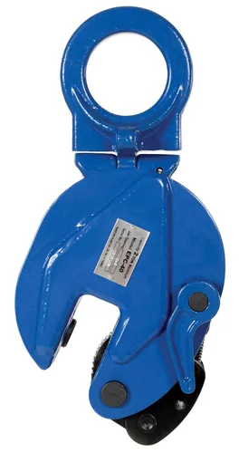 Vista 3 de Vestil Abrazadera de placa vertical de acero EPC-40 4,000 Lb. Capacidad Azul