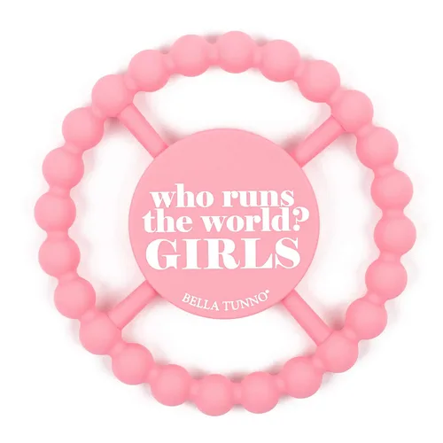 Vista 15 de Bella Tunno Happy Teether para Niñas - Anillo de Dentición Suave y de Agarre Fácil Perfecto para Bebés y Juguetes de Dentición para Ayudar a Calmar