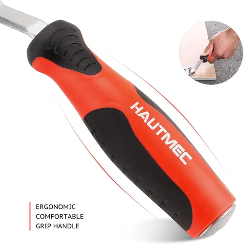 Vista 7 de HAUTMEC HT0234 - Sierra de cola de milano reversible de 10 pulgadas, sierra de jamba de corte profesional a ras de 12TPI con mango de manivela