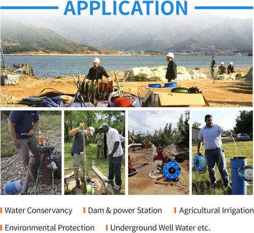 Vista 5 de Medidor de nivel de agua para pozos de monitoreo de aguas subterráneas Cinta de acero de alta precisión Medidor de nivel de agua para mediciones