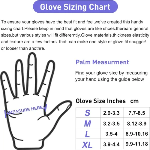 Vista 7 de PEIPU - Guantes de nitrilo, guantes de examen médico, guantes de limpieza desechables, sin polvo, sin látex, guantes protectores no estériles
