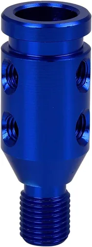 Vista 3 de X AUTOHAUX M12 X 1.25 Adaptador de pomo de cambio de marcha universal para coche azul para cambio sin rosca