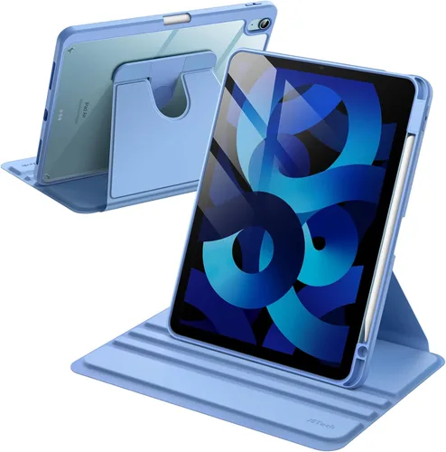 Vista 15 de JETech - Funda giratoria para iPad Air de 11 pulgadas M3/M2 (2025/2024), iPad Air 5/4 (2022/2020 5ª/4ª generación de 10.9 pulgadas), funda