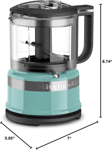 Vista 4 de Picadora de alimentos de 3,5 tazas KitchenAid KFC3516AQ, Aqua Sky