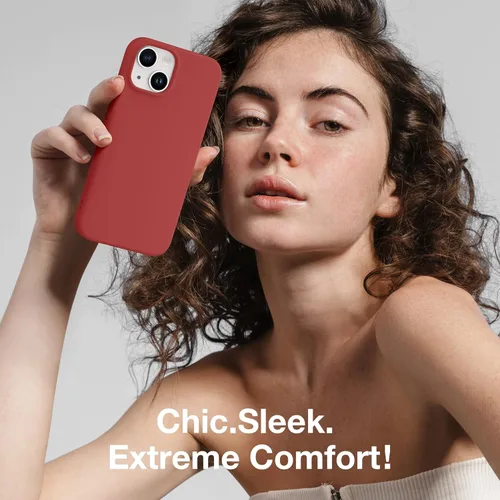 Vista 150 de GONEZ Funda magnética para iPhone 14, compatible con Magsafe, con protector de pantalla + protector de cámara, forro de microfibra antiarañazos