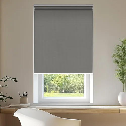 Vista 14 de CHICOLOGY Persianas enrollables, persianas sin cordón, cortinas para ventanas del hogar, persianas enrollables para ventanas, tratamientos