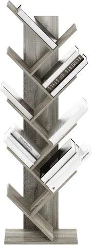 Vista 411 de Furinno - Estantería de cubos de 5 niveles serie Luder para libros y almacenamiento, color negro