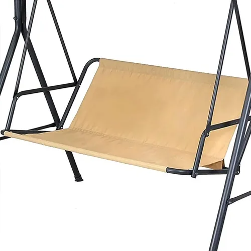 Funda de asiento para columpio, 600D grueso Oxford impermeable, cojín de repuesto para exteriores, para silla de columpio de 2/3 asientos, patio,