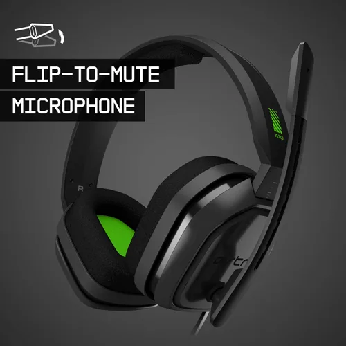 Vista 5 de ASTRO Gaming A10 Auriculares para Xbox OneNintendo Switch PS4 PC y Mac - Cable de 0138in y micrófono Boom de Logitech - Bulk Packaging - VerdeNegro