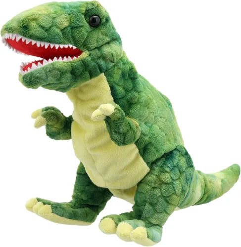 The Puppet Company Marioneta de mano de dinosaurio T-Rex bebé