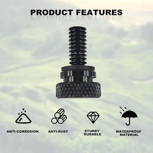 Vista 5 de Piezas de modificación de motocicleta Harley Davidson - Tornillo de asiento de acero, tornillo de aleación de aluminio (negro)