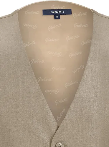 Vista 5 de Gioberti Chaleco de traje formal para hombre apto para negocios o vestido casual