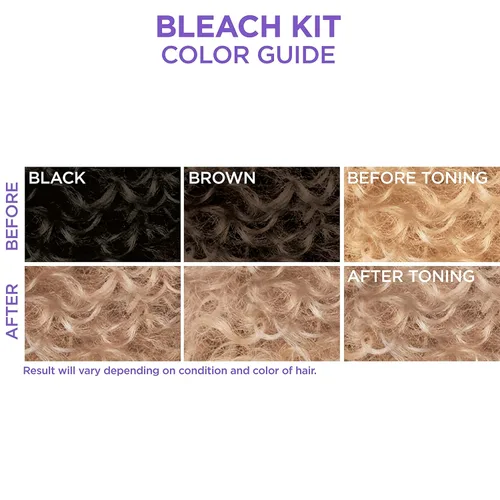 Vista 2 de SoftSheen -Carson Interbeauty Dark and Lovely® Uplift - Kit de blanqueamiento con polvo, revelador y tóner para cabello rubio