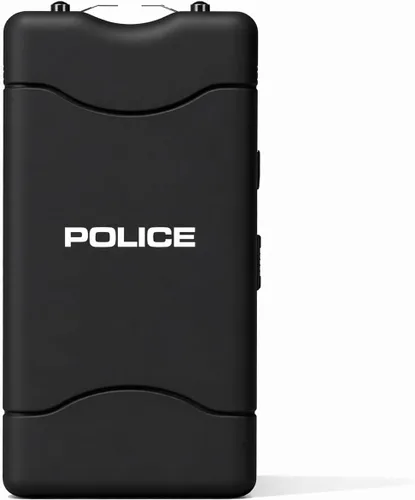 Vista 4 de POLICE Stun Gun para Autodefensa 800 Mini Linterna LED Recargable Negro