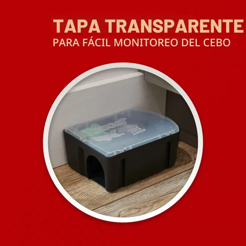 Vista 10 de Tomcat Estaciones desechables para matar ratas y ratones para uso en interiores y exteriores: resistentes a niños y perros, prellenadas, fácil