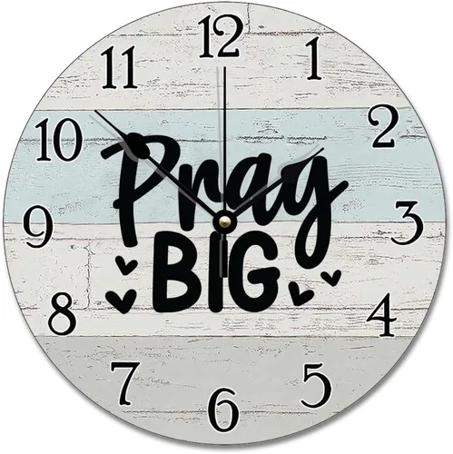 Vista 106 de Reloj con versículo bíblico con citas de Jesús, relojes de 0929Regalos Cristianos (2)