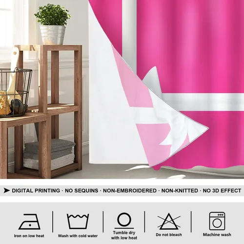 Vista 554 de Shrahala Father and Child Embracing No Hooks Shower Curtain with Snap in Liner Set, Tender Moment Captured Bathroom Décor Polyester Fiber Waterproof