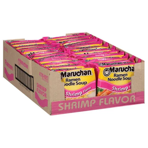 Vista 15 de Maruchan Ramen Fideos instantáneos sabor a carne de res, comidas listas para comer, 3 oz, 24