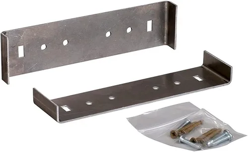 Vista 3 de Soporte de montaje para buzón de correo libre de óxido, aluminio, grande (se adapta a buzones con un piso de 8 pulgadas de ancho)