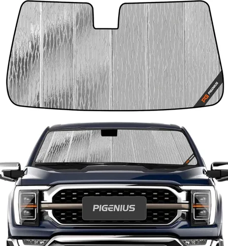 Vista 9 de Parasol para parabrisas para Nissan Frontier 2005-2021, Xterra 2005-2015, para Suzuki Equator 2009-2012 - Parasol para ventana delantera, protección