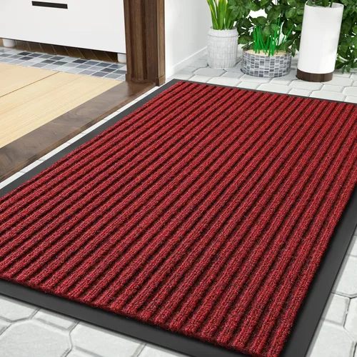 Vista 31 de Yimobra Tapetes de bienvenida para puerta delantera, 29.5 x 17 pulgadas, resistente, impermeable, para puerta exterior, entrada exterior
