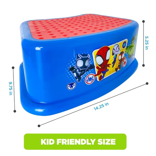 Vista 2 de Ginsey Spidey and His Amazing Friends Team Up - Taburete para niños, 1 unidad, 1.07 libras
