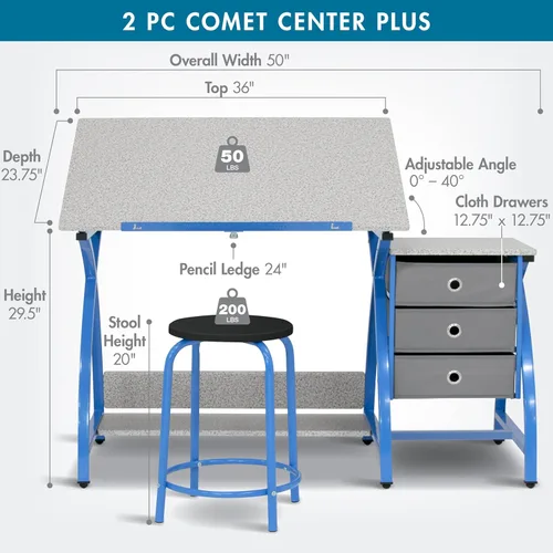 Vista 2 de SD Studio Designs 2 piezas Comet Art, pasatiempo, dibujo