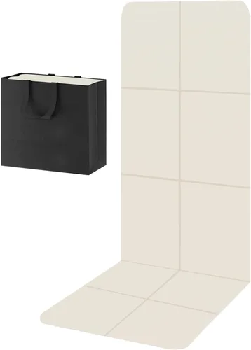 Yoga Mat for Travel, Non-Slip Yoga Mat, Exercise Mat 1/4" Thick Yoga Mat Foldable, Perfect for Pilates, Outdoor & Travel, TPE Anti-Slip Yoga Mat