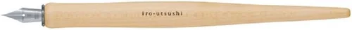 Vista 6 de Pilot iro-utsushi - Bolígrafo de inmersión tipo herramienta de escritura con eje de madera, negro, punta media FIR-180K-BM con lápiz capacitivo