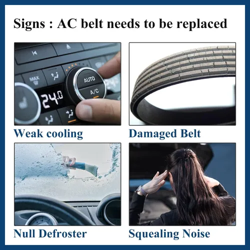 Vista 3 de 12576447 Correa de CA para Chevy Tahoe Suburban Silverado Avalanche Express, Cadillac Escalade, GMC Savana Sierra 1500 2500 3500 Yukon Denali