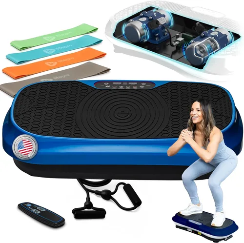 Vista 11 de Lifepro Waver Mini Vibration Plate for Lymphatic Drainage – Whole Body Vibrating Platform Exercise Machine for Muscle Toning & Recovery with Remote