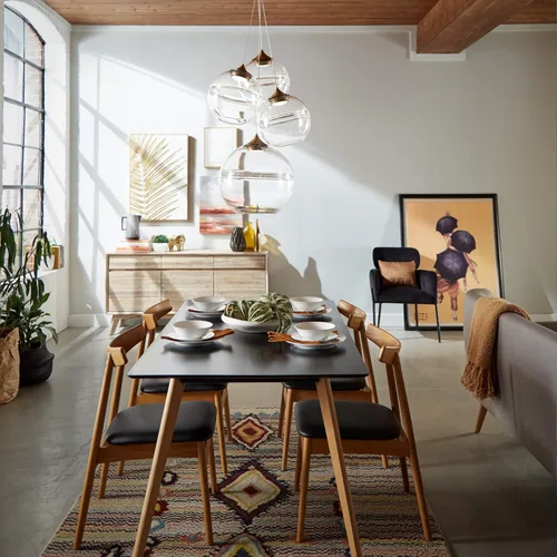 Vista 4 de WAC Lighting dweLED, Bistro LED 4 lámparas de araña 3000K en latón envejecido