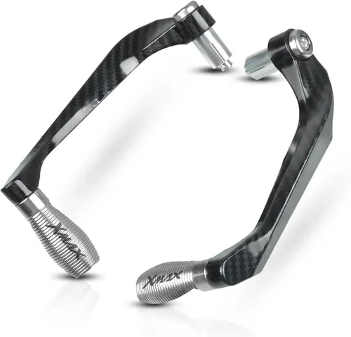 Vista 10 de for Y&amaha XMAX250 XMAX300 XMAX400 Xmax 250 300 400 X-MAX Motorcycle Handlebar Grips Guard Brake Clutch Levers Guard Protector (Color : Black)