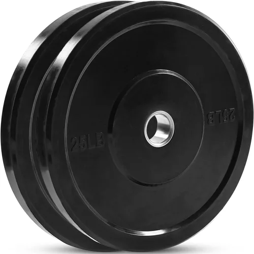 Vista 17 de JFIT Olympic 2 Inch Grip Plates and Bumper Plates for Barbell - Single Weights or Sets of 2 (Muliple Weights)
