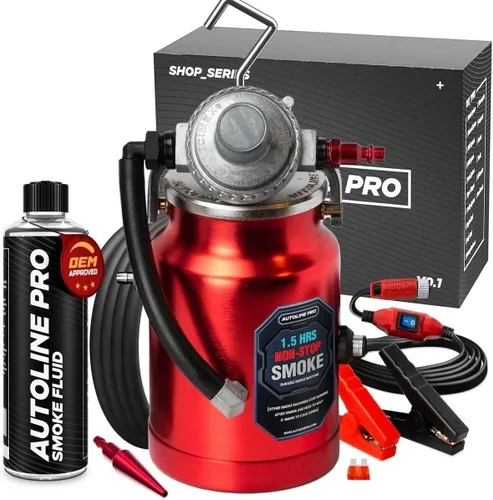 AutoLine Pro Detector de fugas de máquina de humo automotriz EVAP Probador de diagnóstico de vacío | Serie de tiendas | Fabricado en los Estados