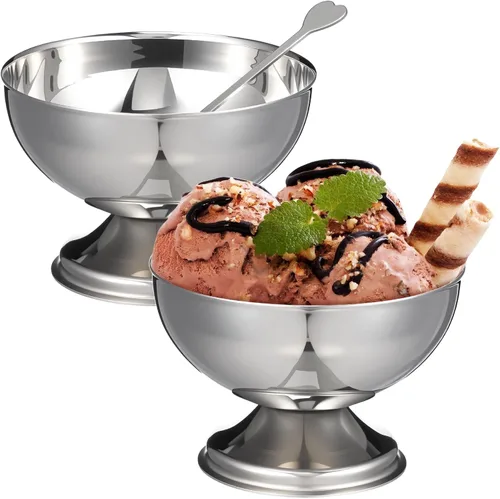 Vista 10 de STOBAZA Taza de ensalada de diseño único 1pc Frutas Tazón Postre Tazón Helado Platos para Boda Cumpleaños