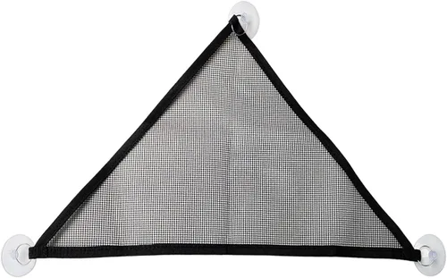 Vista 7 de Hamaca de lagarto dragón barbudo, 2 piezas, hamaca de reptil de malla transpirable, adecuada para iguanas, ánoles, geckos, serpientes, camaleón Negro