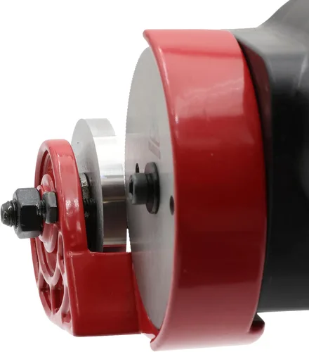 Vista 5 de Malco TurboShear TSPC1 - Cortador de panel rotativo - Accesorio de taladro para cortar metal, vinilo, techos acanalados y paneles de pared - Ruedas